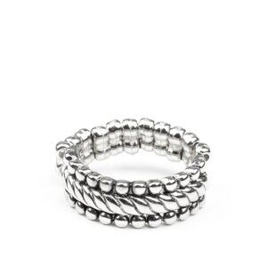 Paparazzi Tangible Texture Silver Ring
